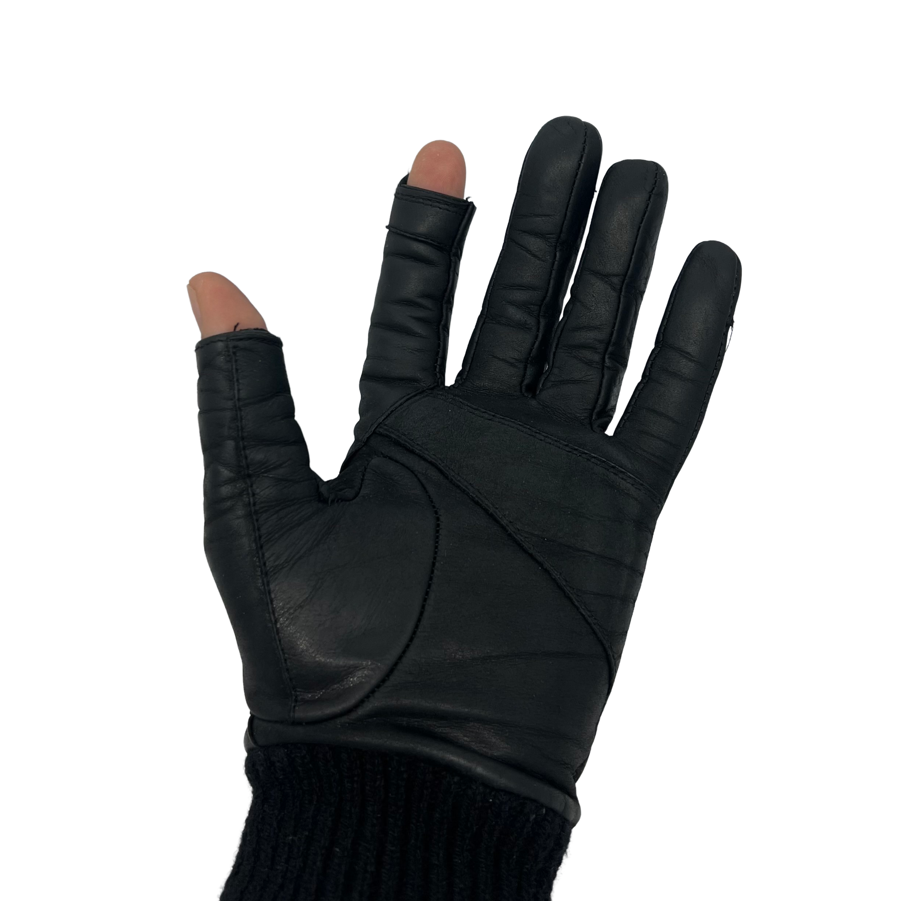 Rick Owens FW23 "Luxor" Short Ribcuff Gloves