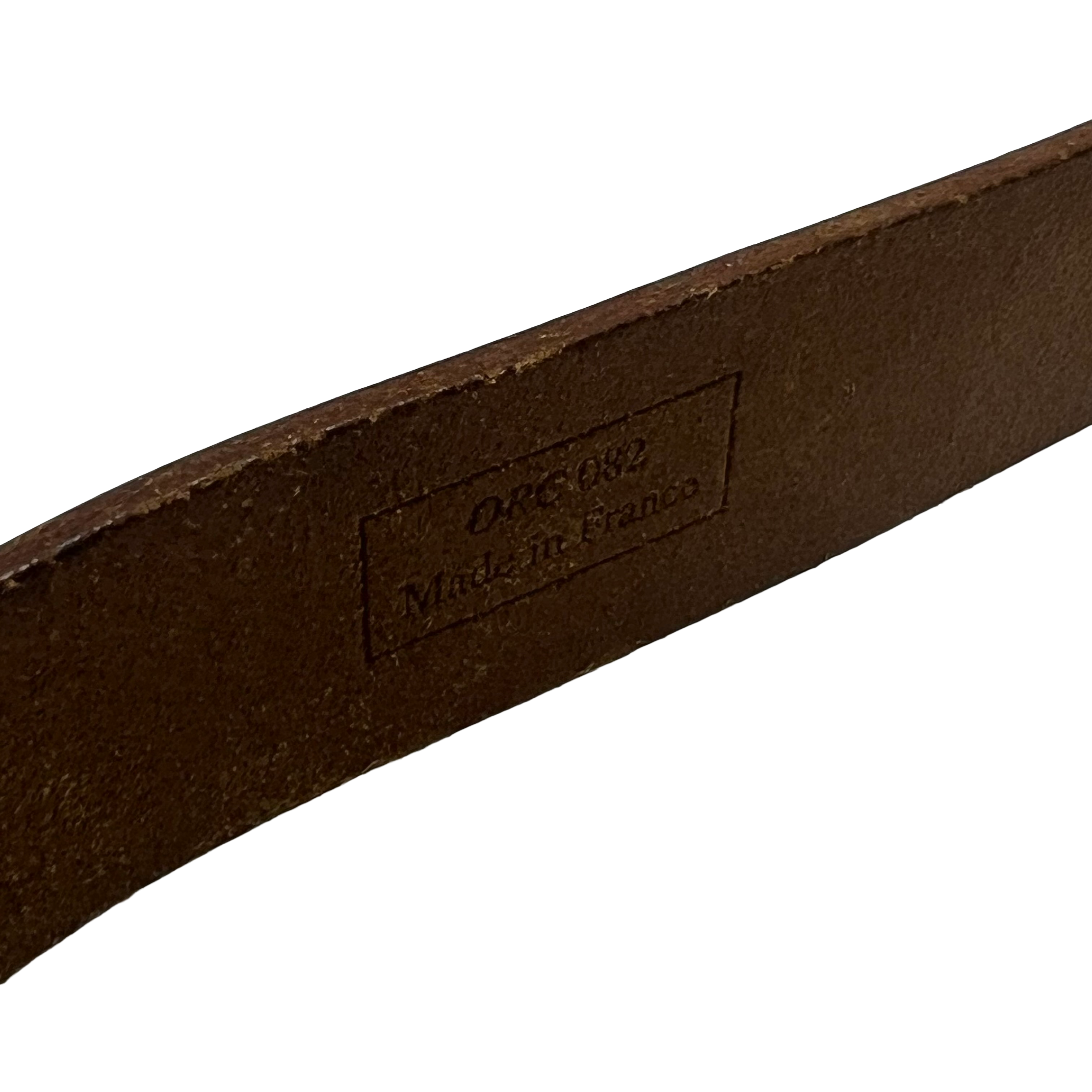 Jean Paul Gaultier Brown Leather Belt