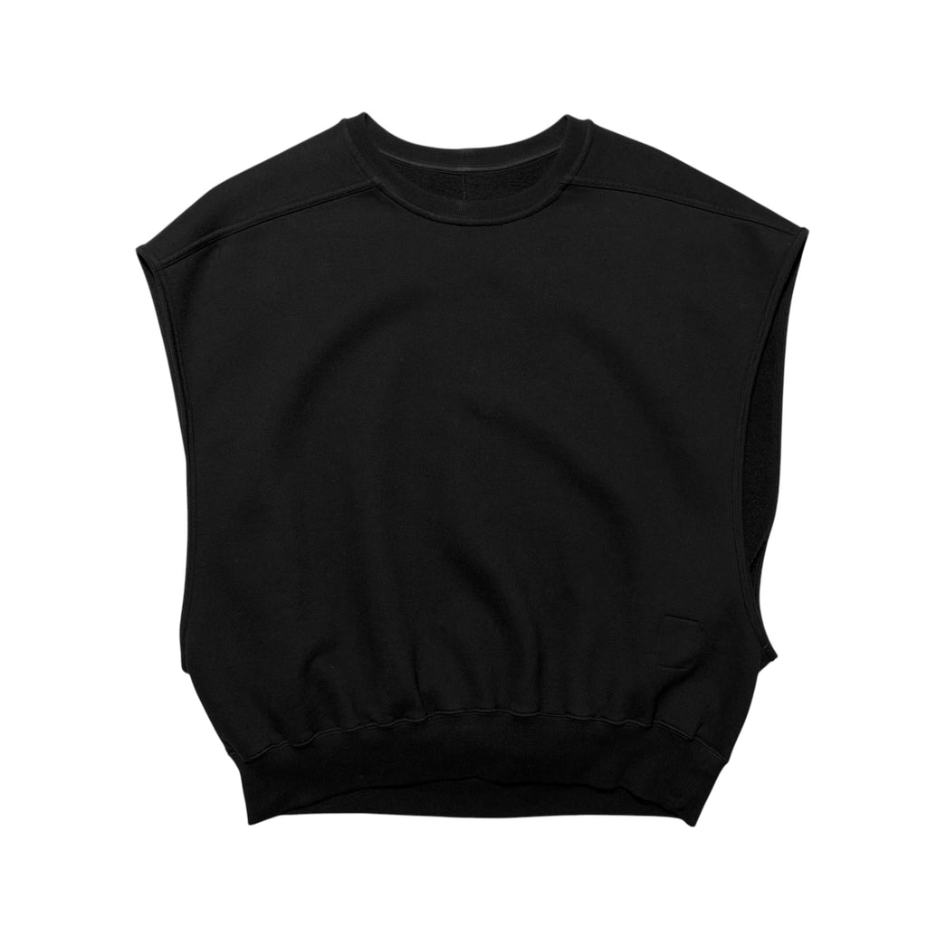 Rick Owens DRKSHDW Sleeveless Cut-Off Sweatshirt Vest