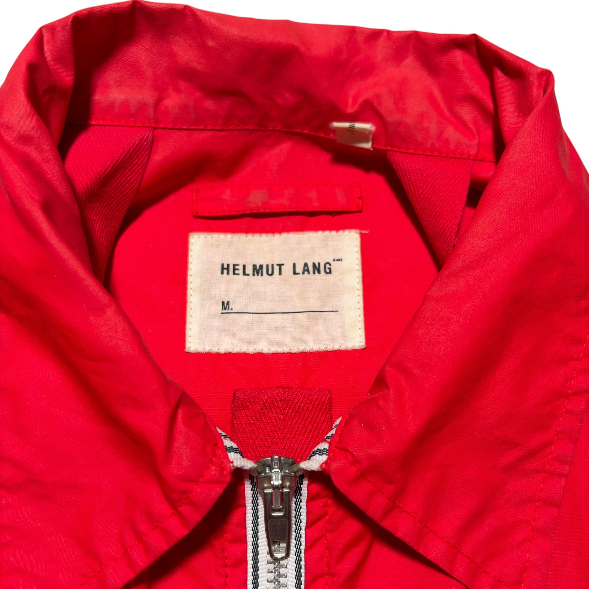 Helmut Lang 1998 Red Parachute Jacket