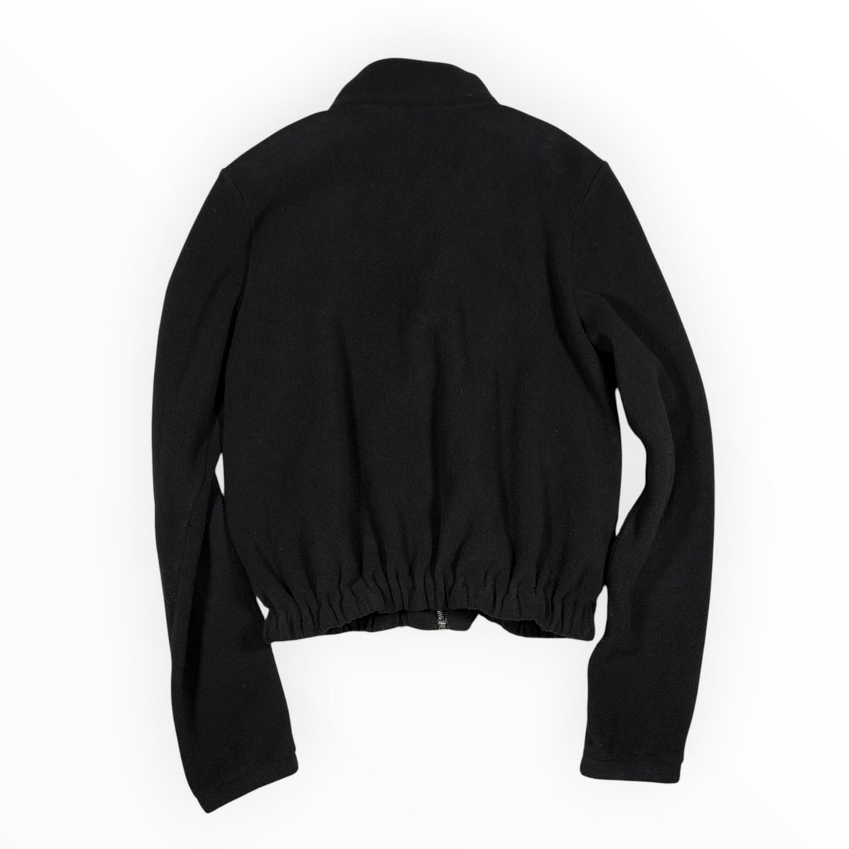 Prada Sport 2008 Ruffle-Trim Fleece Jacket
