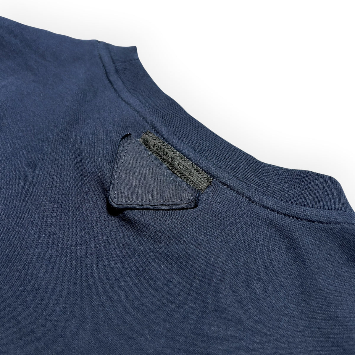 Prada Triangle Logo Back Patch T-Shirt