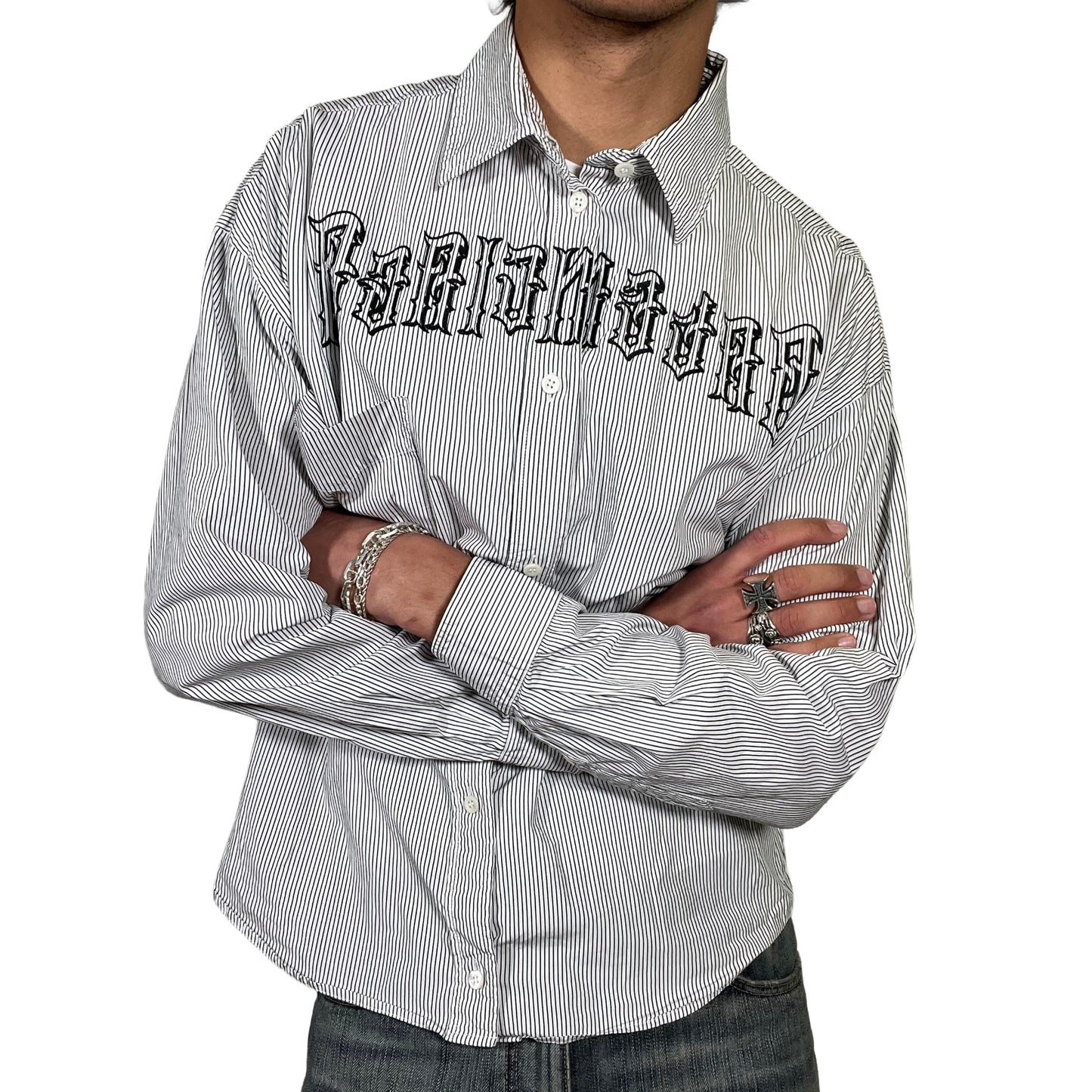 Balenciaga Tattoo Striped Shirt