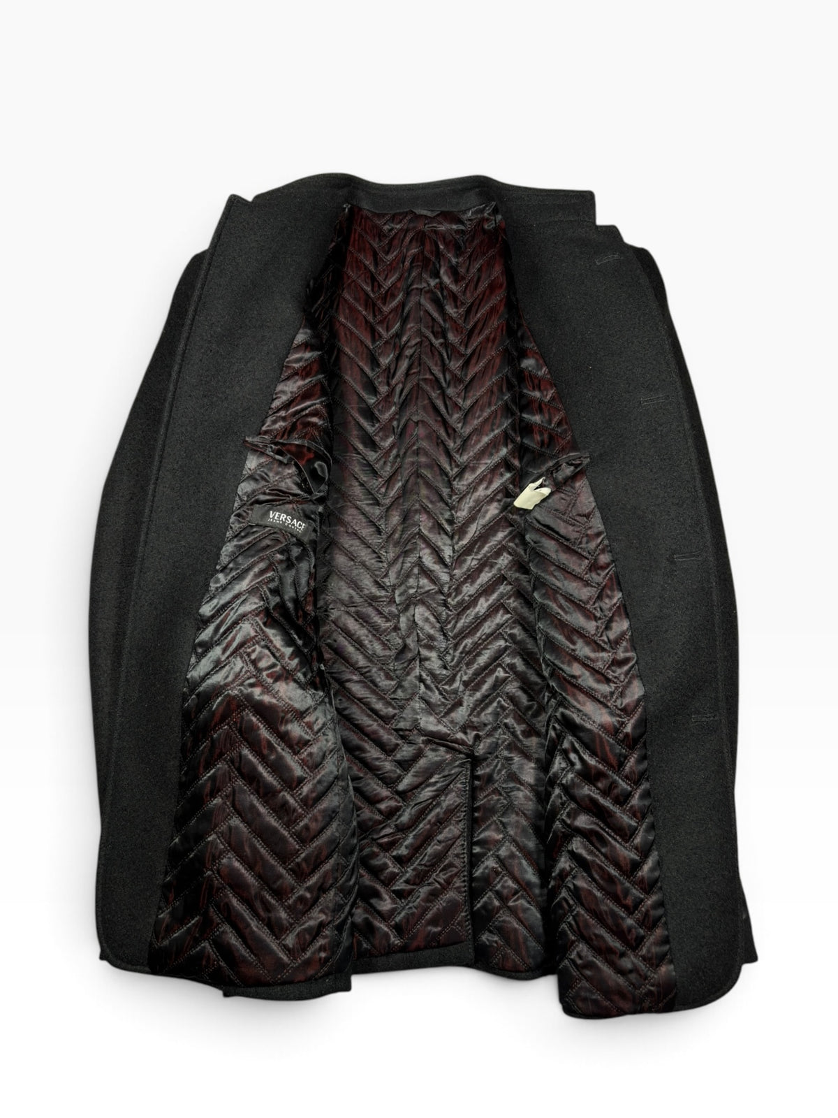 Versace Wool Mandarin Collar Jacket