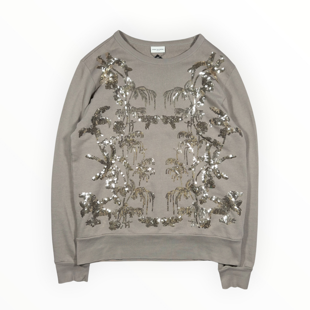 Dries Van Noten Sequin Embroidered Sweatshirt