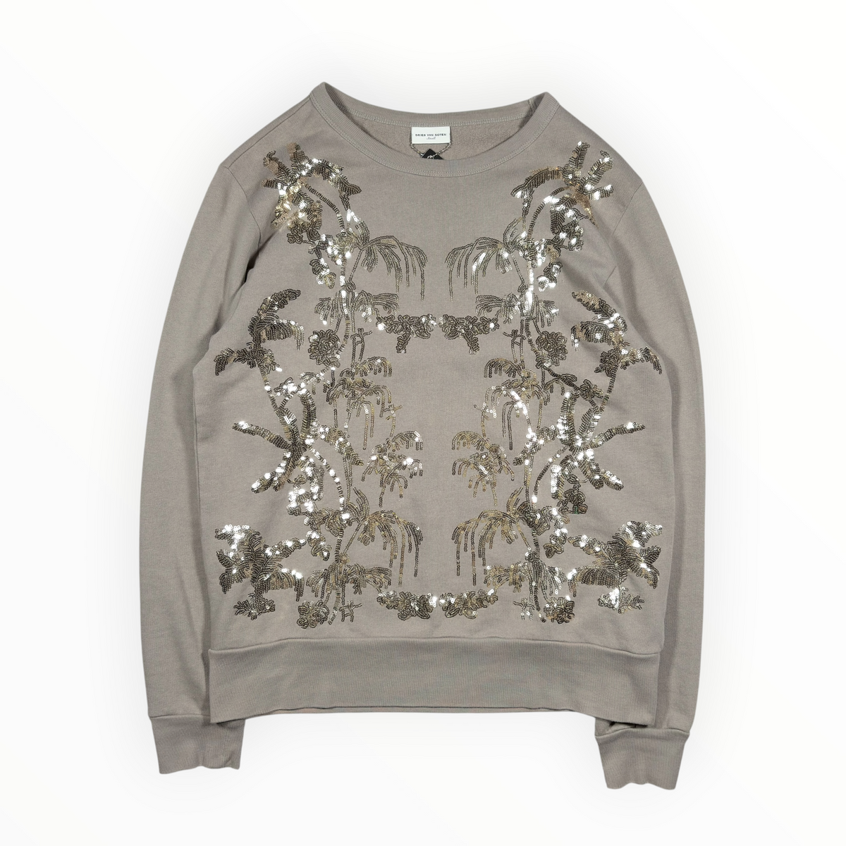 Dries Van Noten Sequin Embroidered Sweatshirt