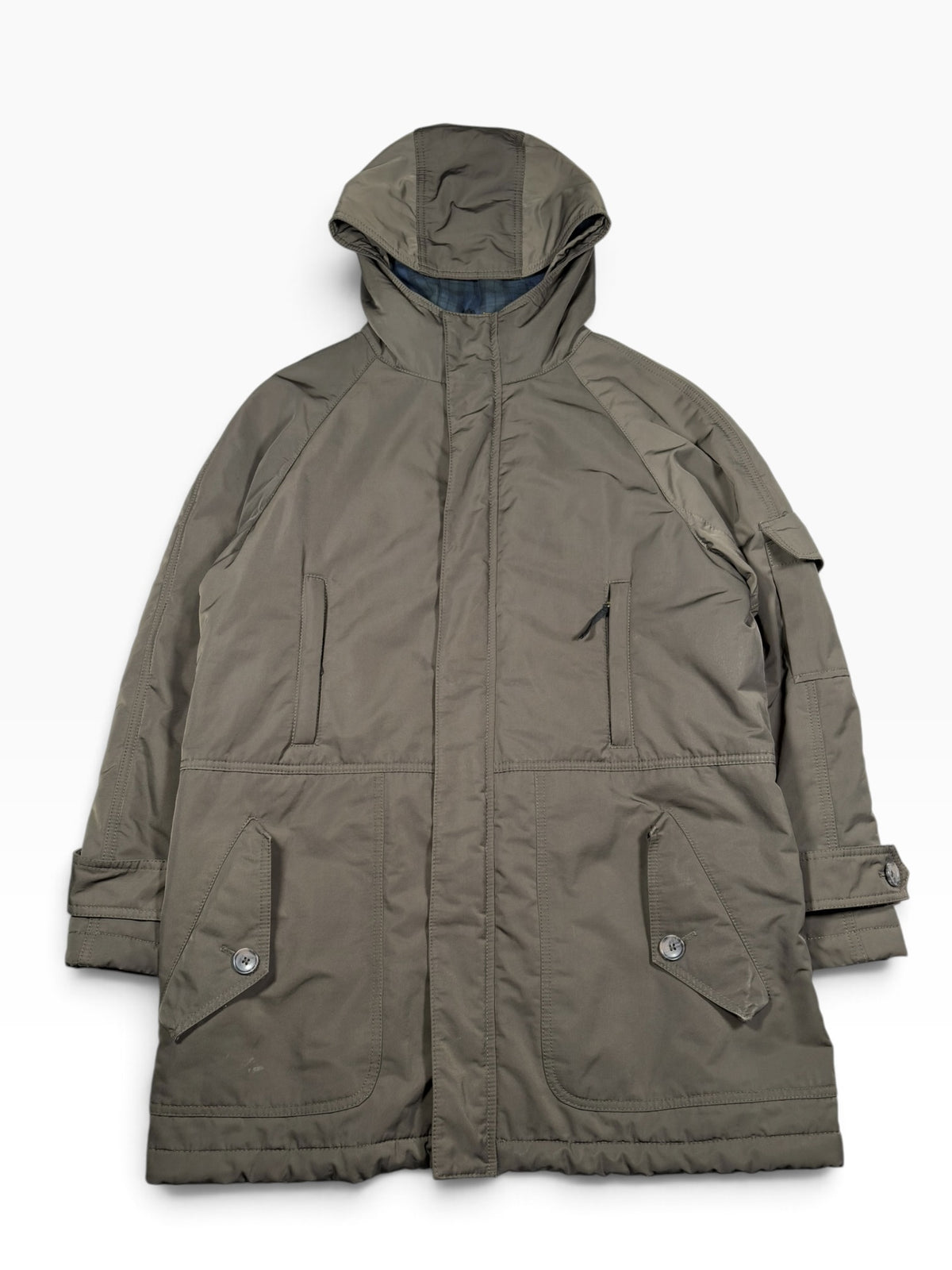 Dolce & Gabbana Khaki Utility Hooded Parka