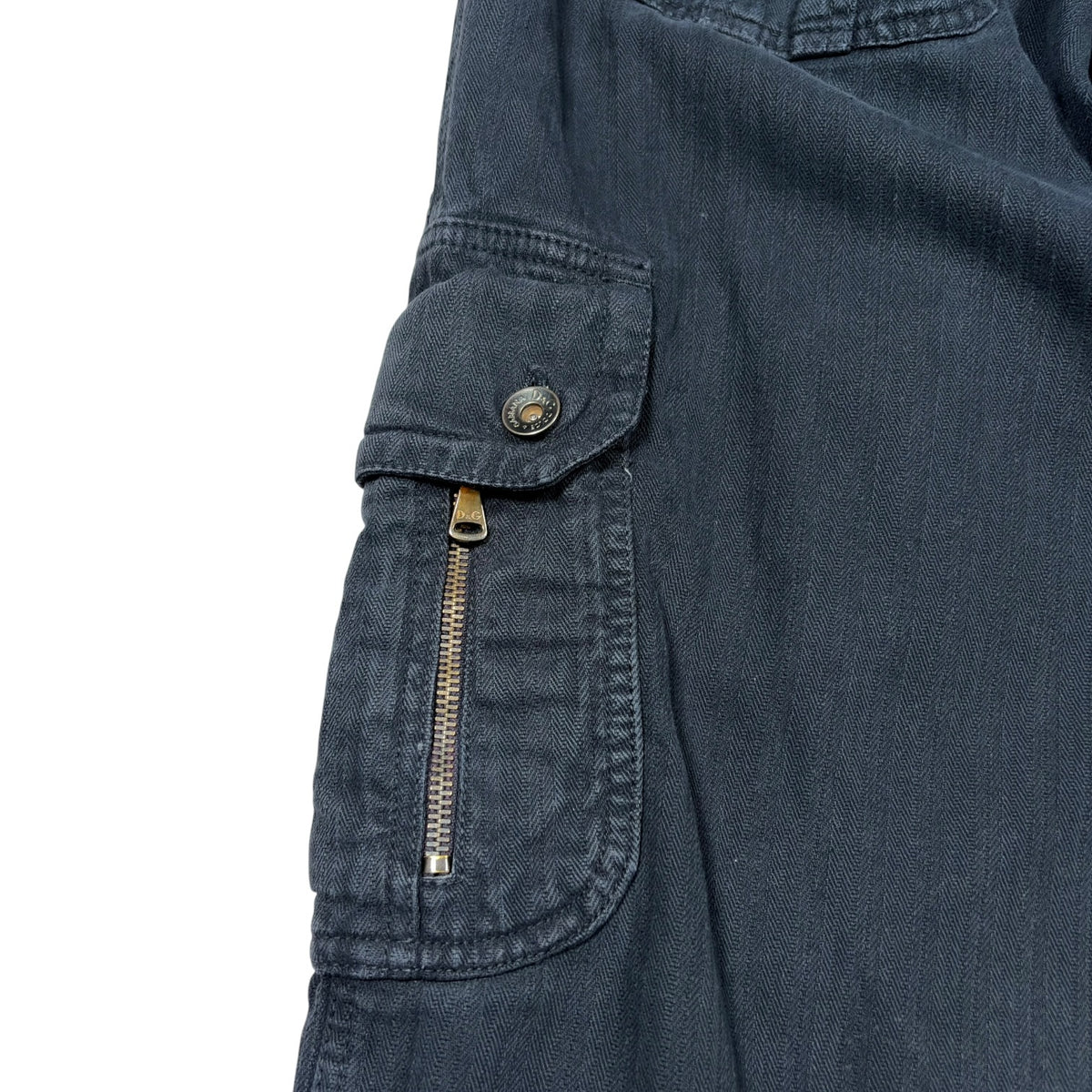 Dolce & Gabbana "Love Affair" Dark Blue Cargo Trousers