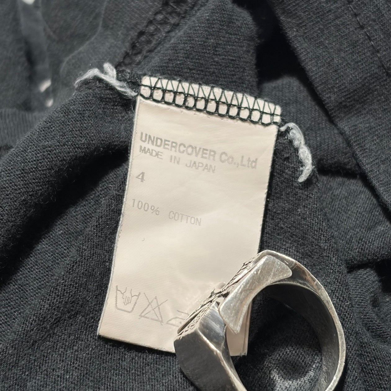 UNDERCOVER "We Make Noise Not Clothes" Apple Graphic T-Shirt