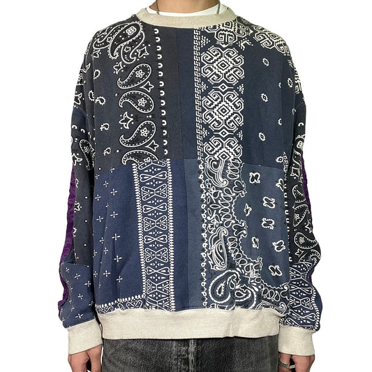 Kapital Bandana Paisley Waltzing Matilda Sweatshirt