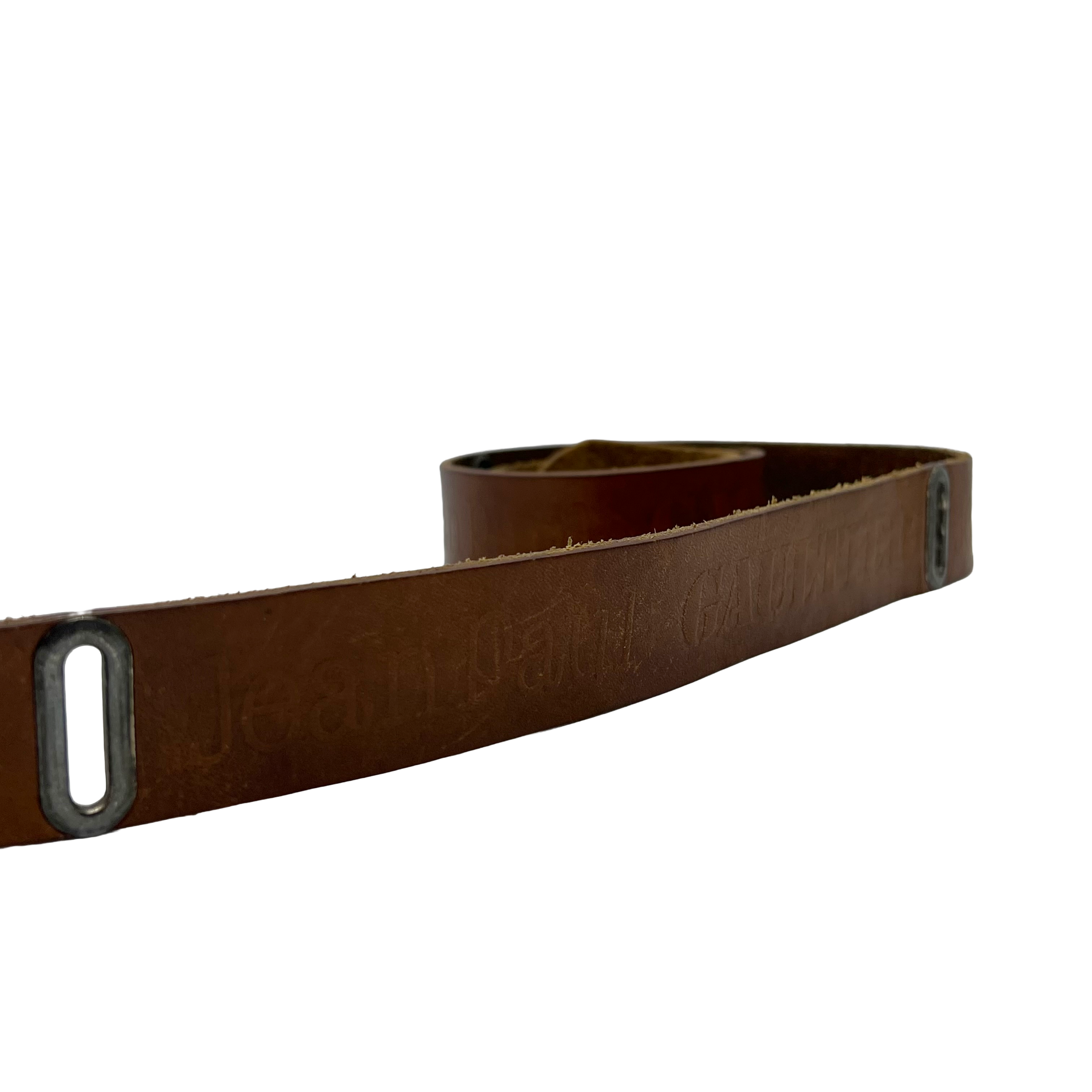 Jean Paul Gaultier Brown Leather Belt