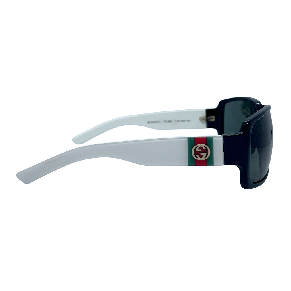 Gucci Web Stripe Interlocking GG Sunglasses