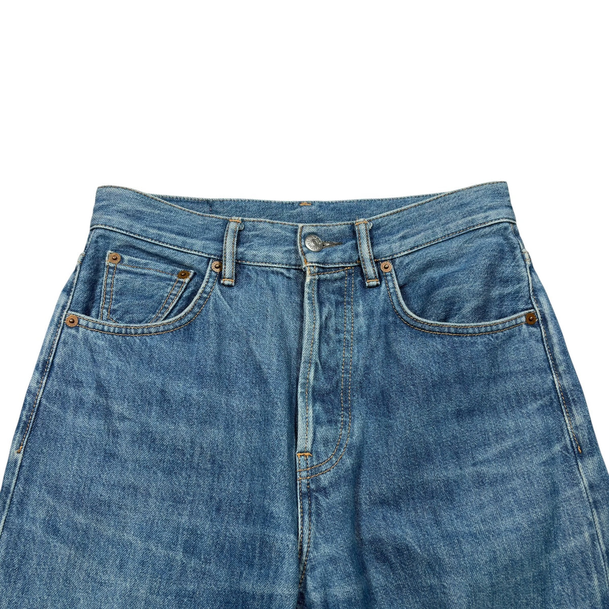 Acne Studios 2021F Dark Blue Trash Jeans