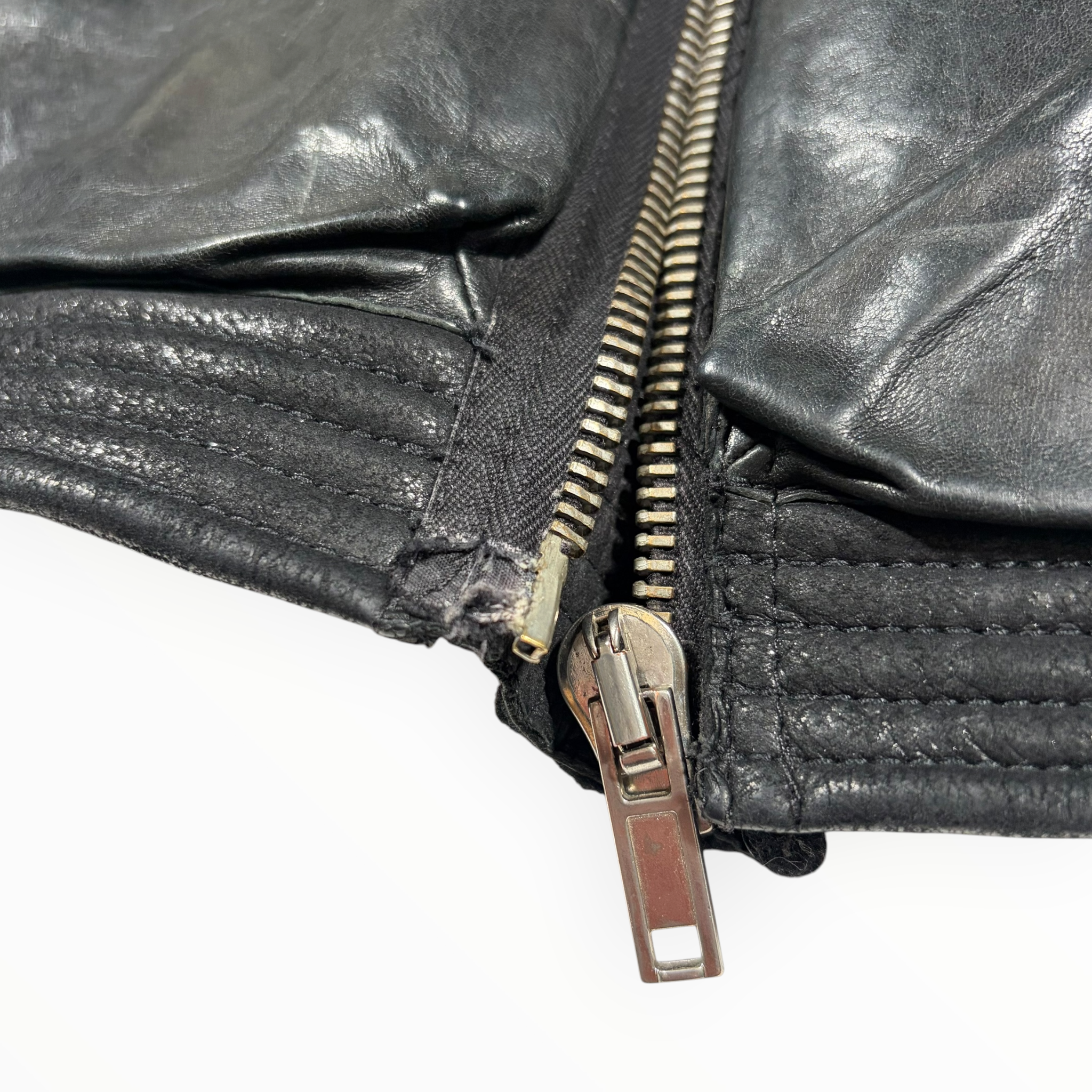 Rick Owens FW12 "Mountain" Leather & Shearling Collar Jacket