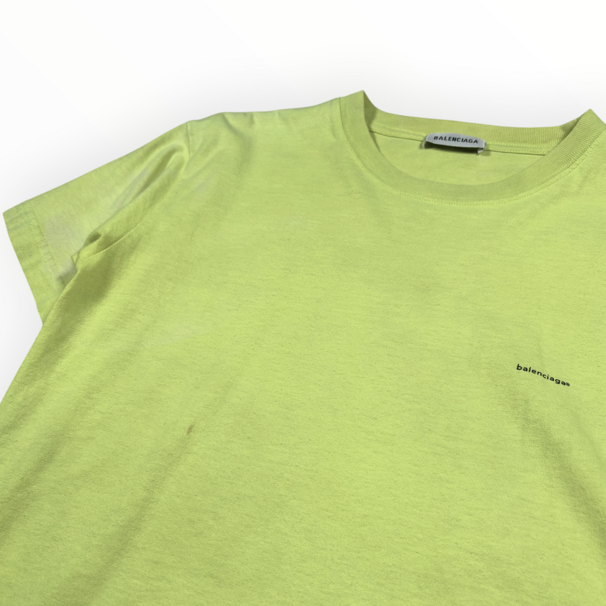 Balenciaga 2018 Micro Logo T-Shirt
