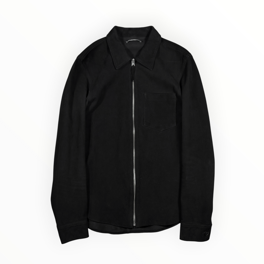 Our Legacy Black Suede Zip Jacket