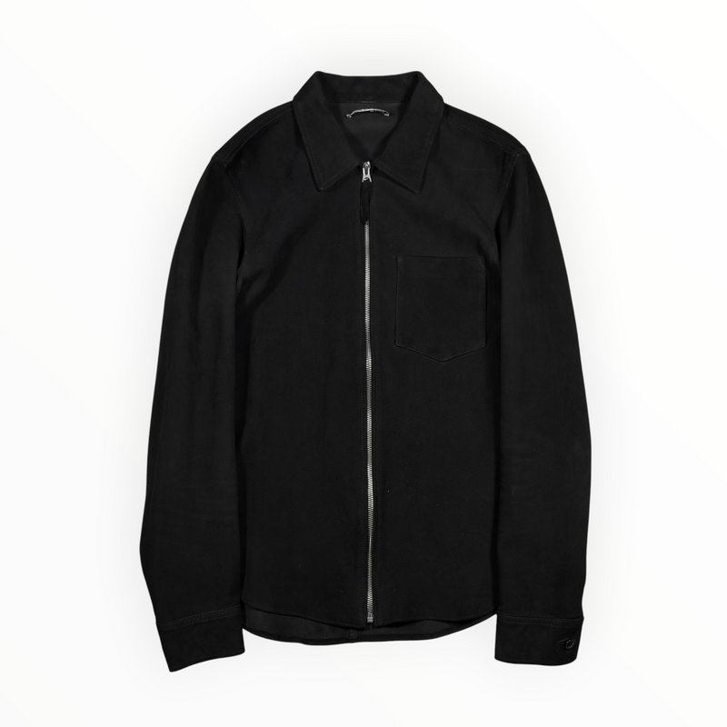 Our Legacy Black Suede Zip Jacket