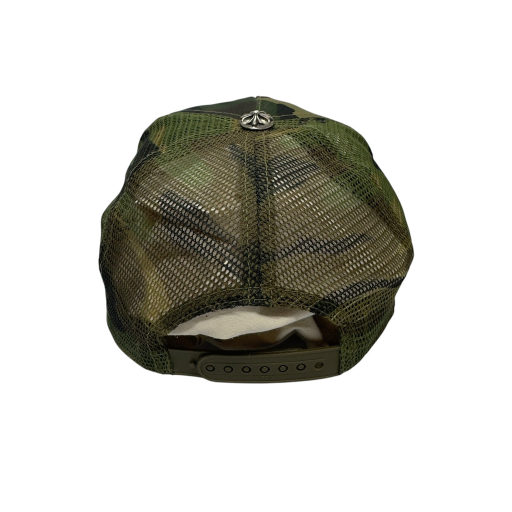 Chrome Hearts Camo "FUCK" Patch Trucker Hat