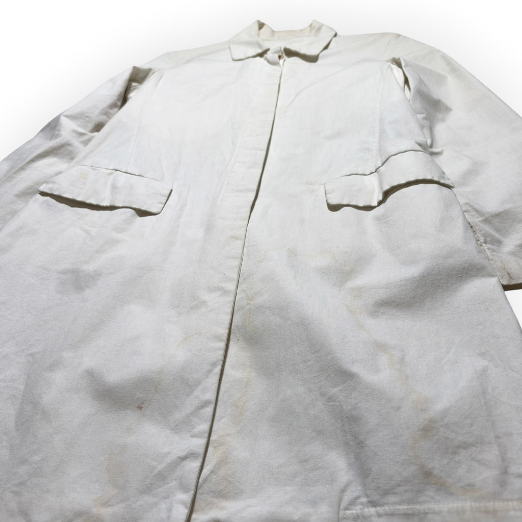 Helmut Lang 1998 Coated Canvas Trench Coat
