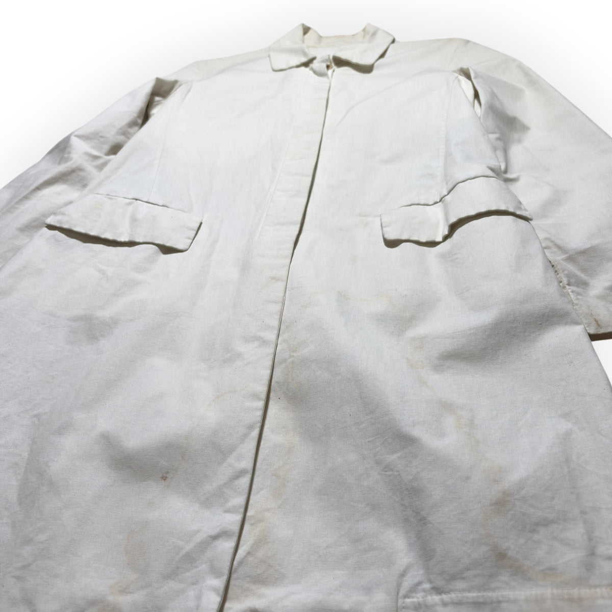 Helmut Lang 1998 Coated Canvas Trench Coat