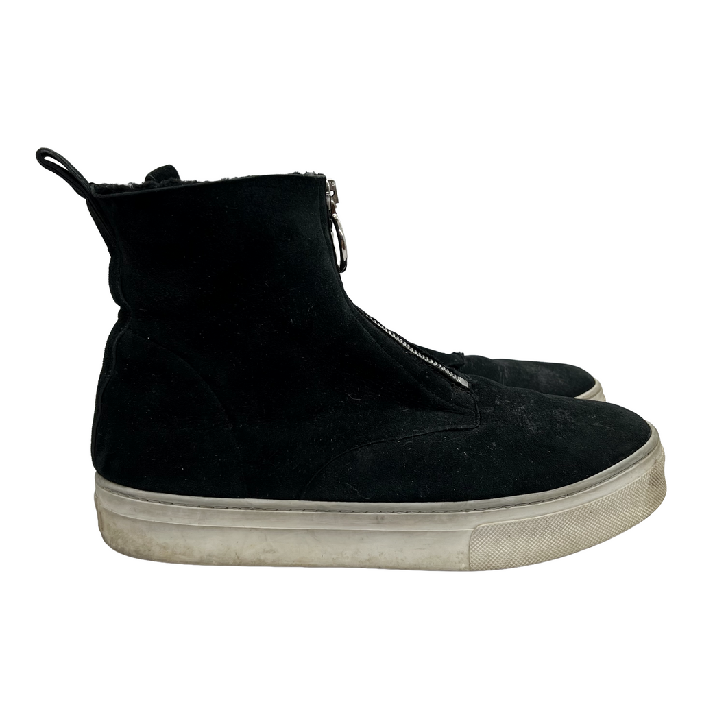 Celine "Phoebe Philo" Front Zip Suede Sneakers