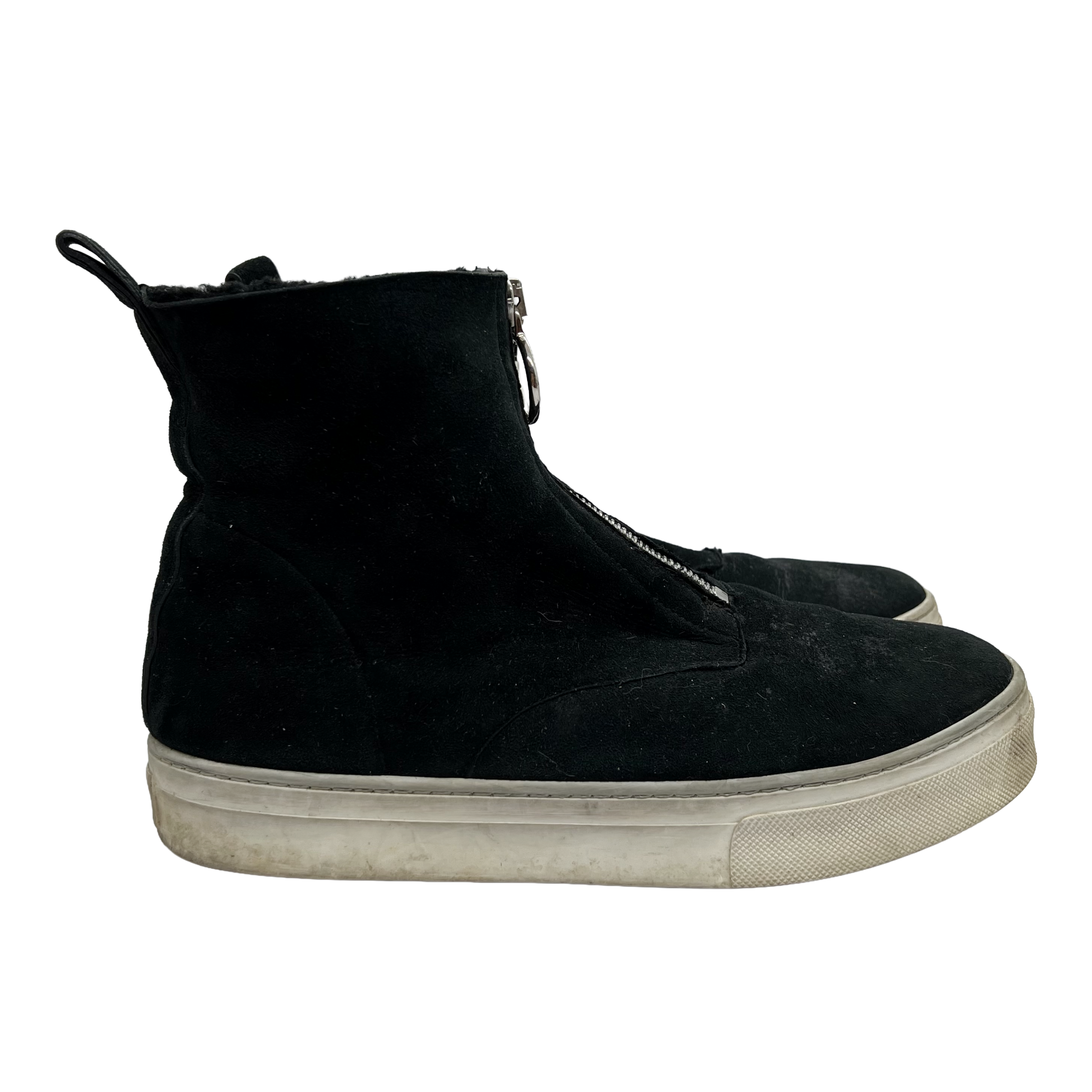 Celine "Phoebe Philo" Front Zip Suede Sneakers
