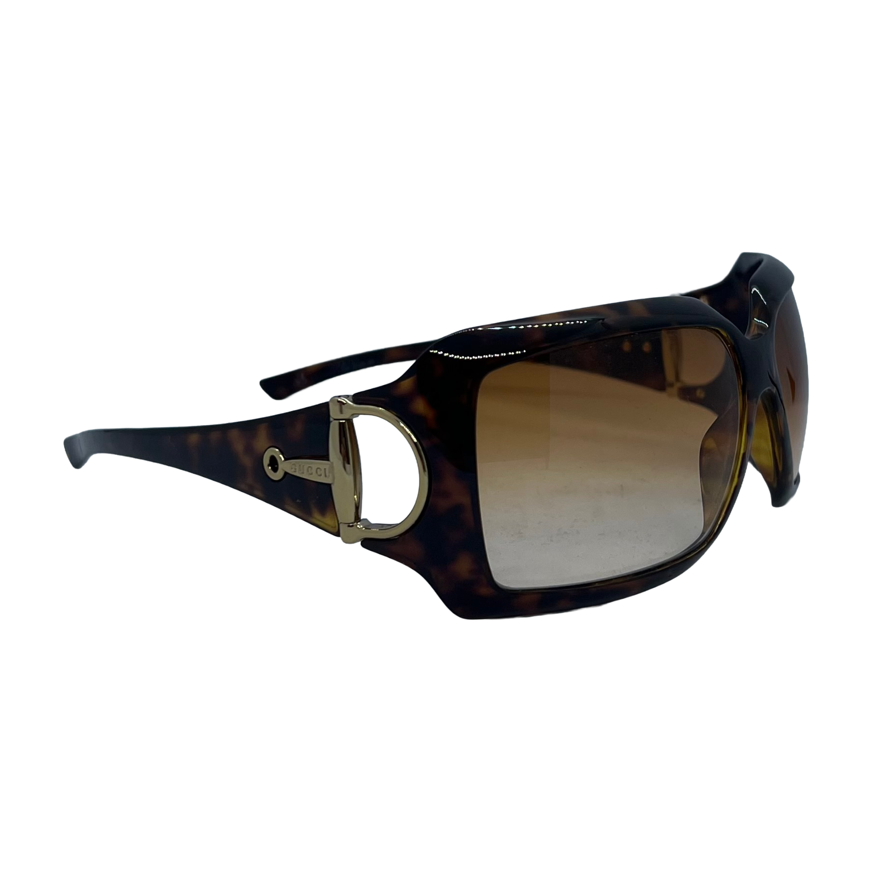 Gucci Horsebit Tortoise Sunglasses