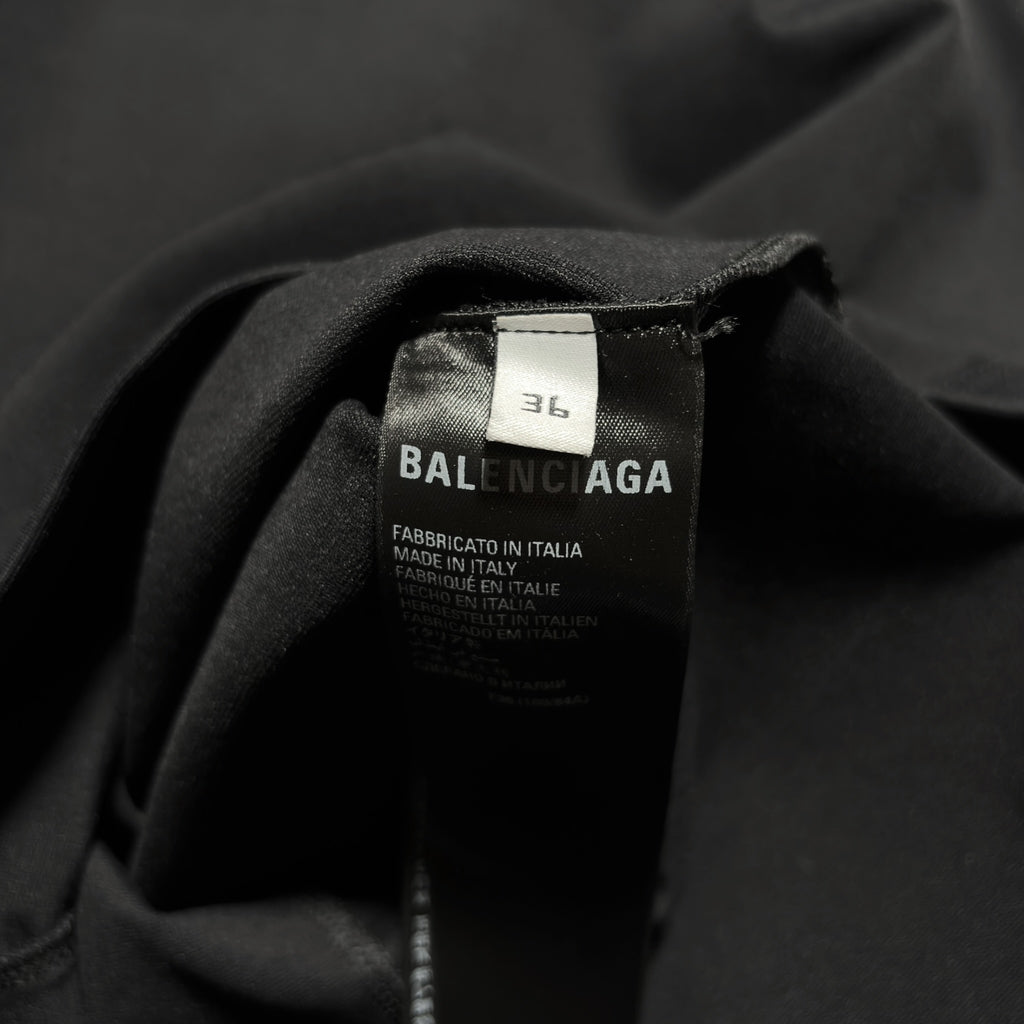 Balenciaga 2022 Sporty B Zip-Back Turtleneck