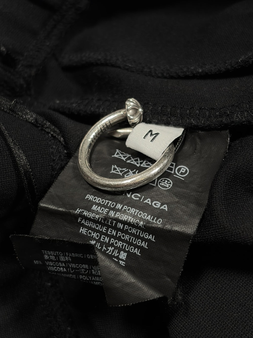 Balenciaga Black Flared Track Pants