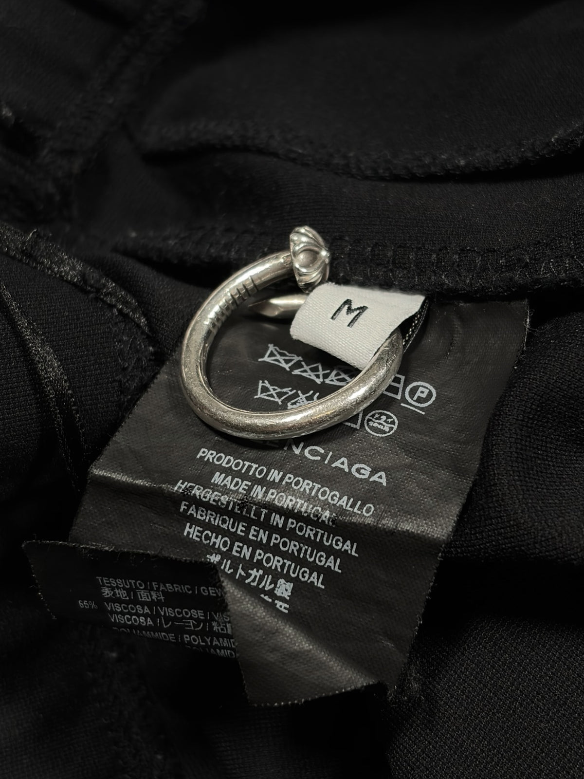 Balenciaga Black Flared Track Pants