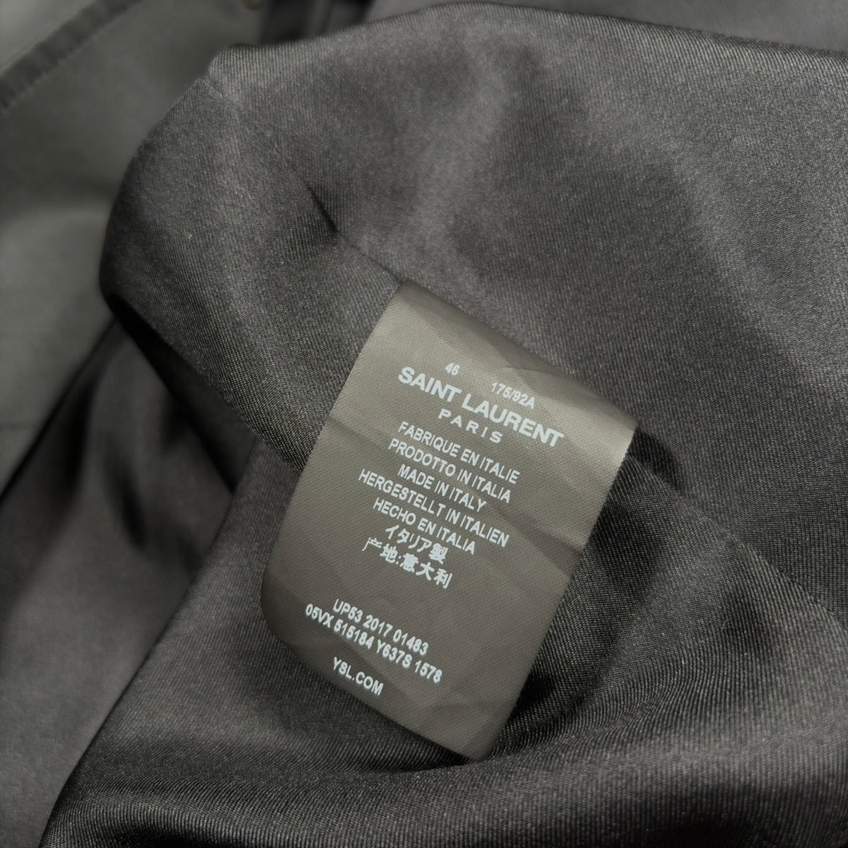 Saint Laurent 2018 Runway Sunset Panther Bomber Jacket