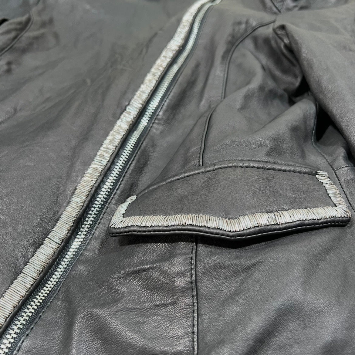 Emporio Armani Asymmetrical Chain-Trim Jacket
