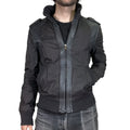 Dolce & Gabbana Leather-Trim Bomber Jacket