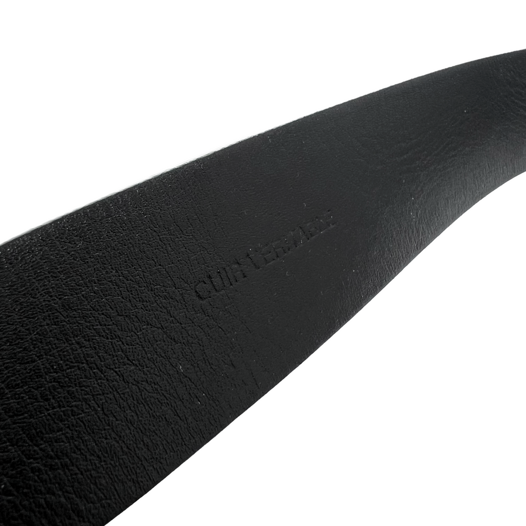 Chanel 2002 CC Logo Leather Belt