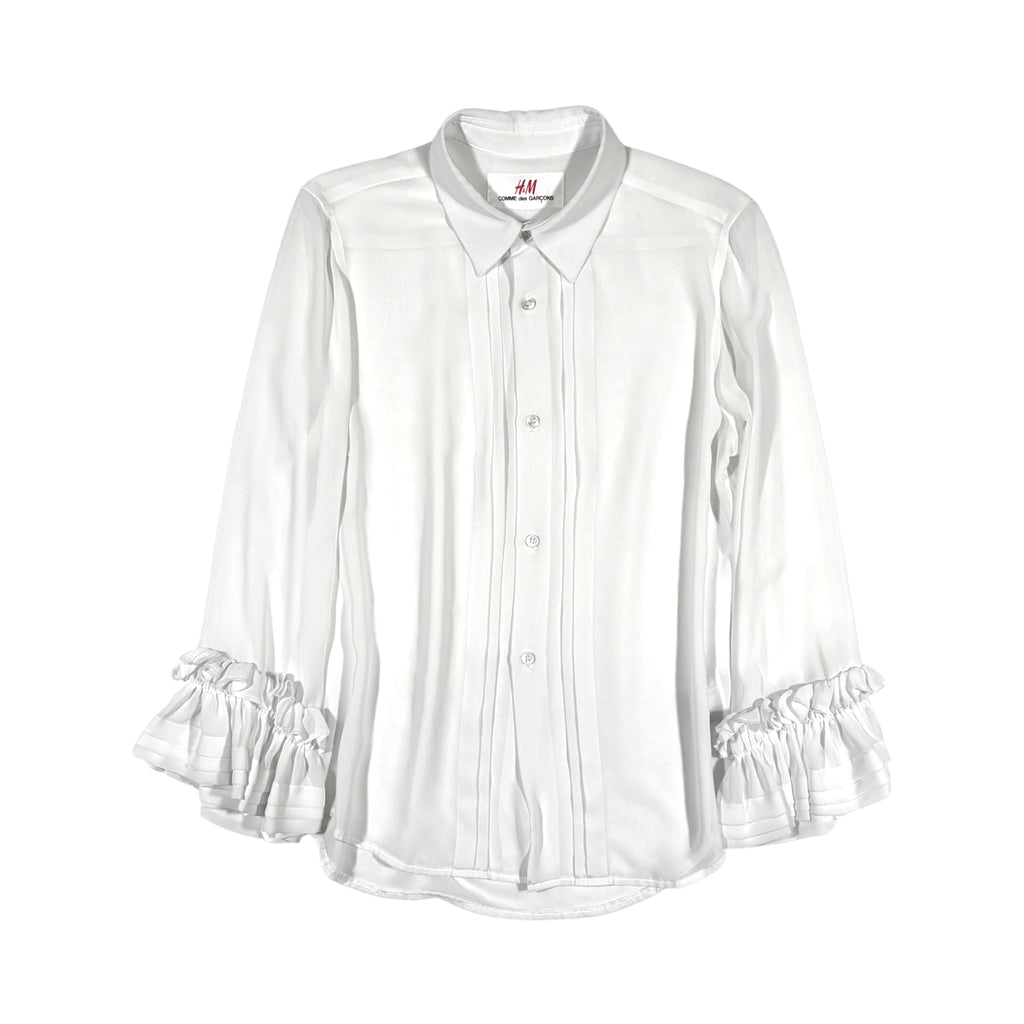 Comme des Garçons x H&M Ruffled Cuff Button-up Shirt