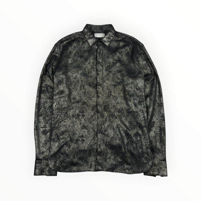 Saint Laurent 2017 Metallic Lurex Shirt