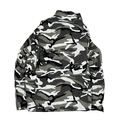 Balenciaga Fall21 Runway Snow Camo Jacket