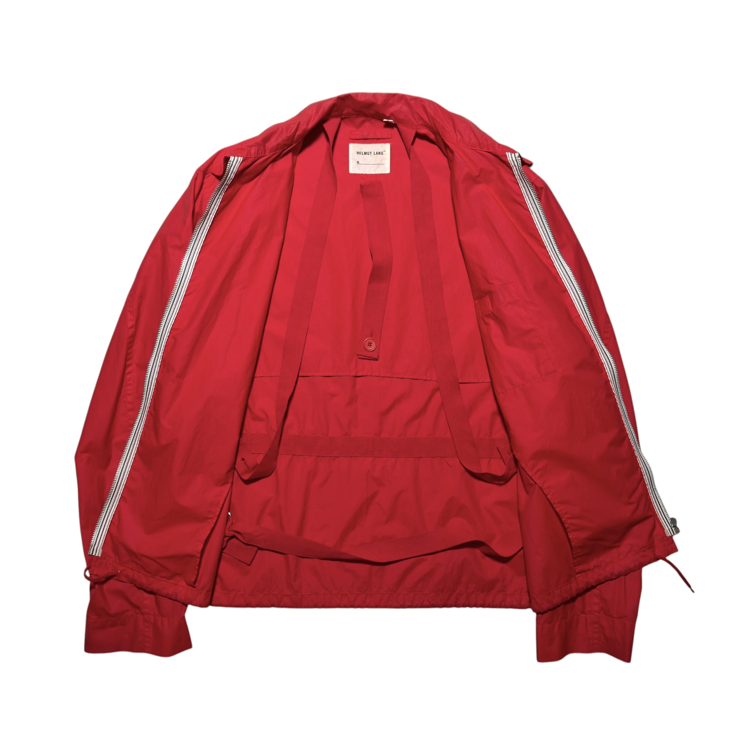 Helmut Lang 1998 Red Parachute Jacket
