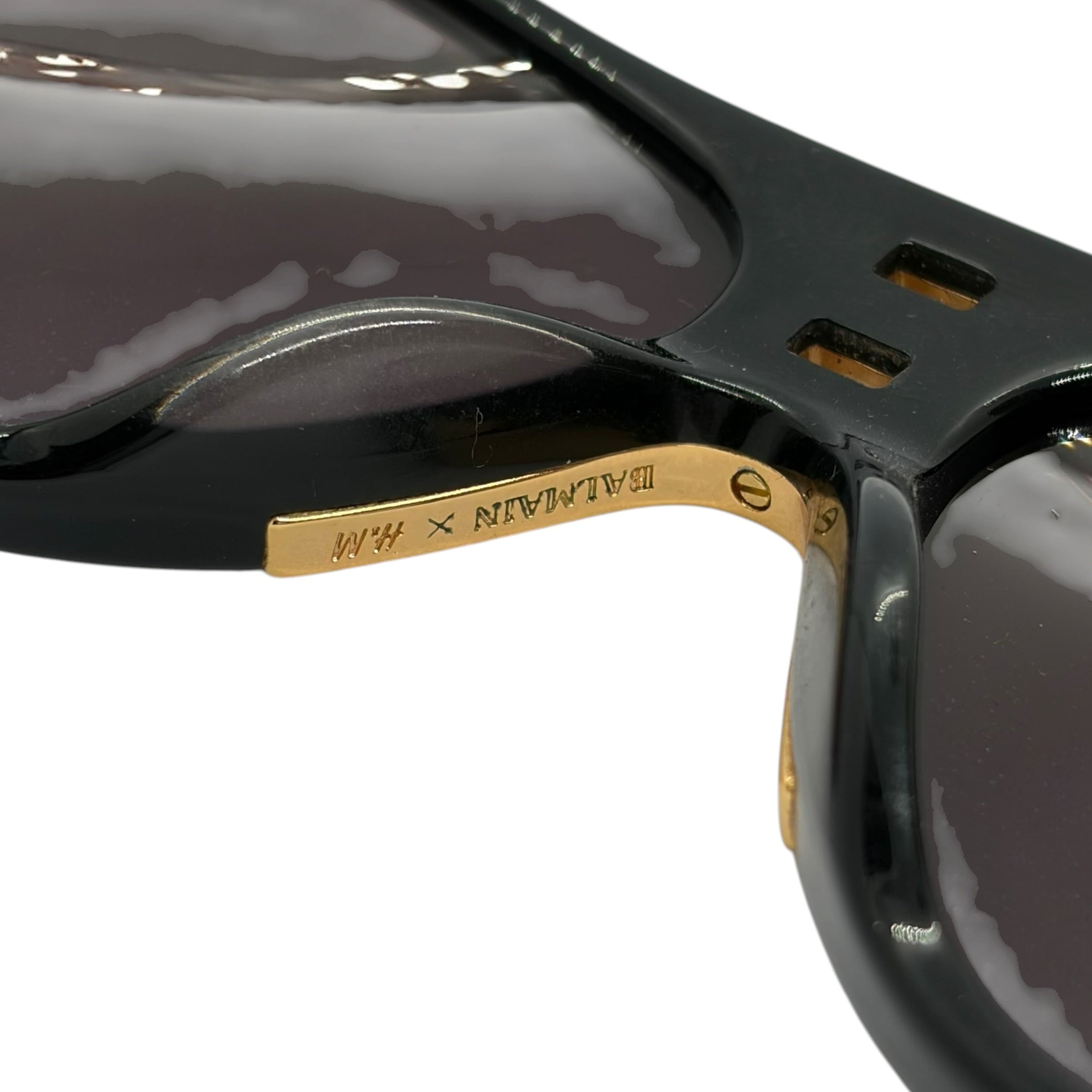 Balmain x H&M Gold-Trim Aviator Sunglasses