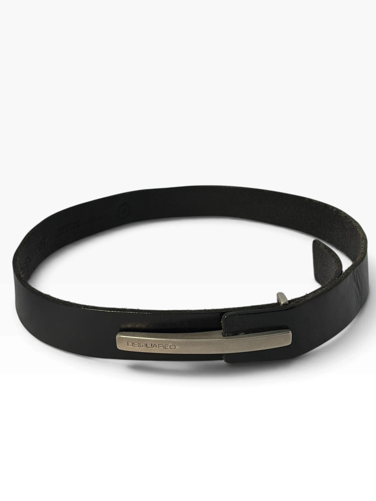 Dsquared² Leather Metal Pin-Closure Belt