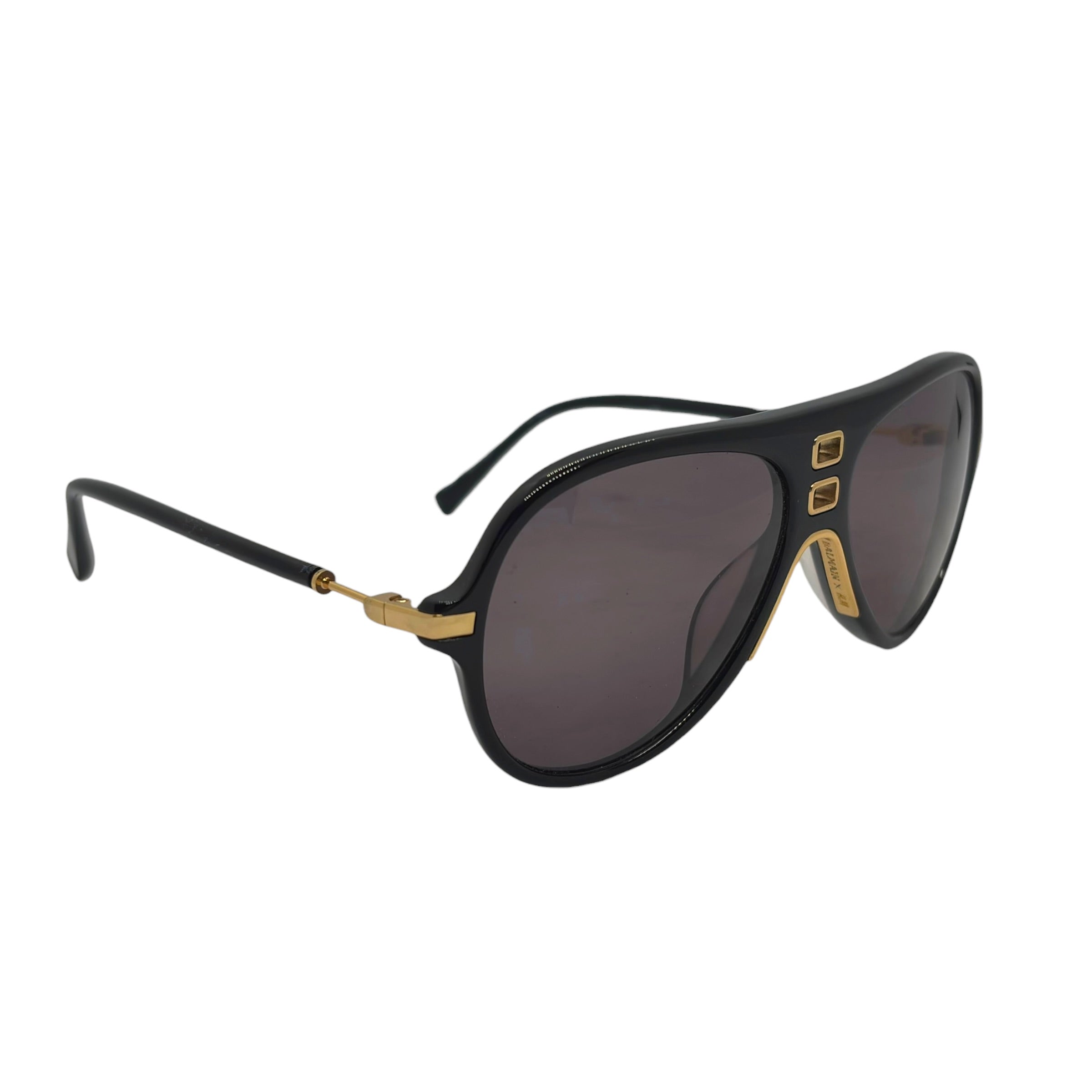Balmain x H&M Gold-Trim Aviator Sunglasses