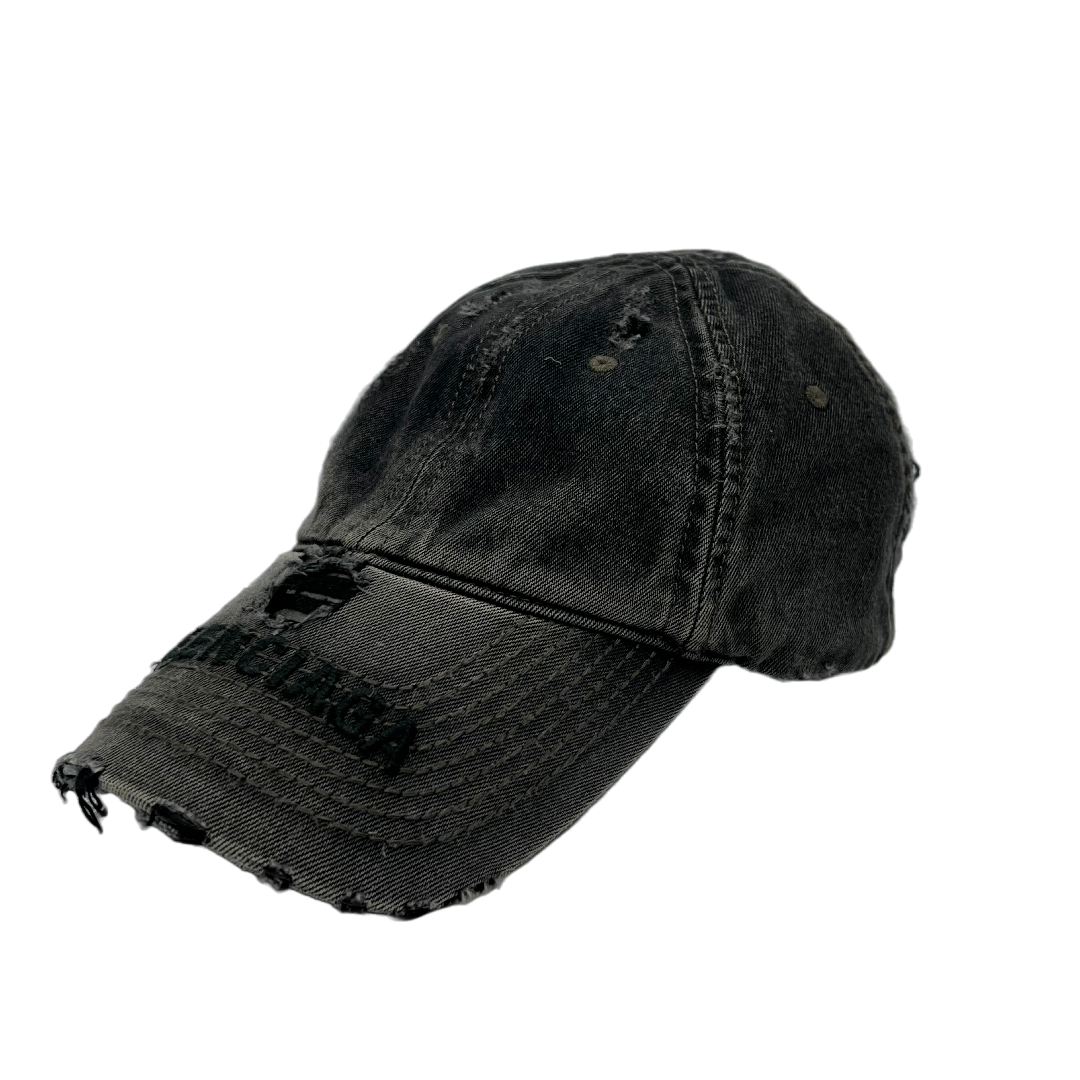 Balenciaga Distressed Logo Cap