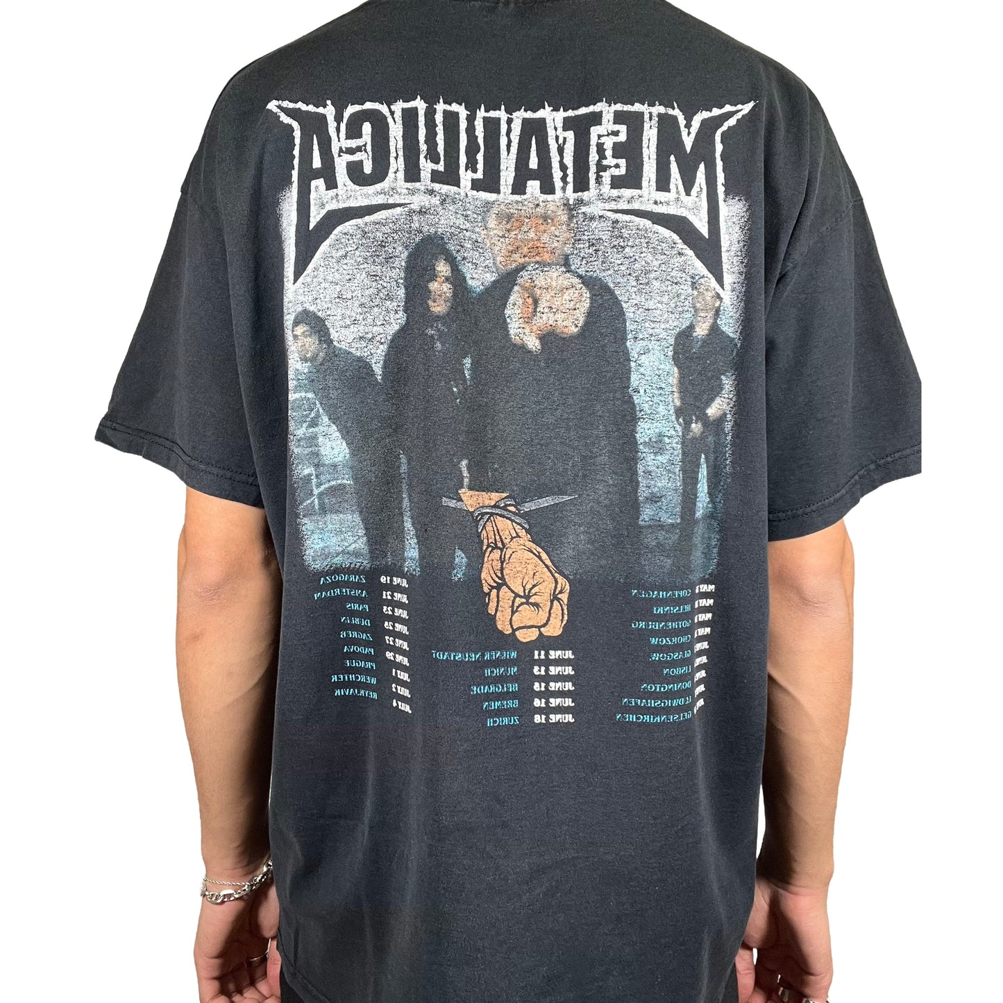 Vintage 2004 Metallica Europe Tour T-Shirt