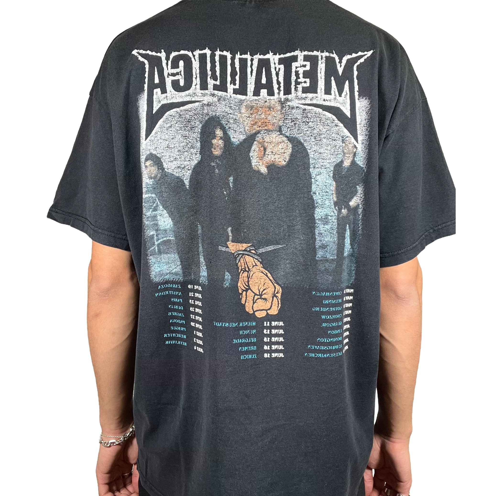 Vintage 2004 Metallica Europe Tour T-Shirt
