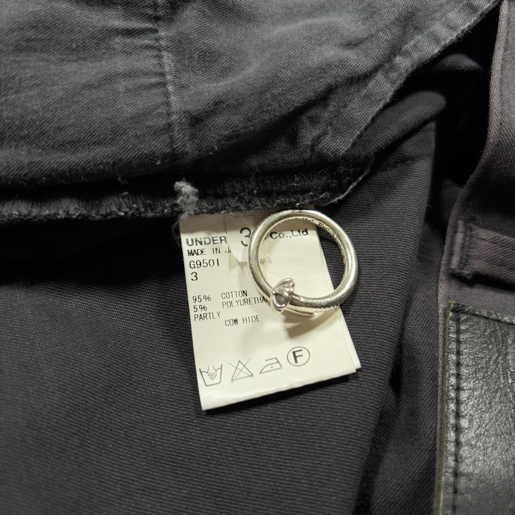 Undercover Charcoal Grey Lightning Bolt Trousers
