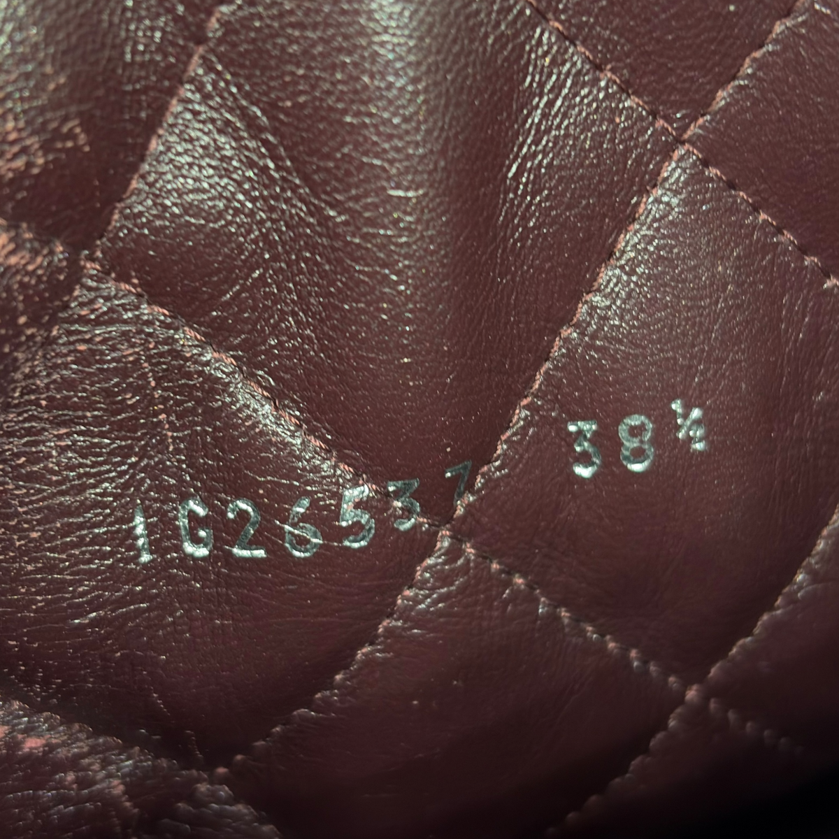 Chanel 00s CC-Embossed Leather  Boots