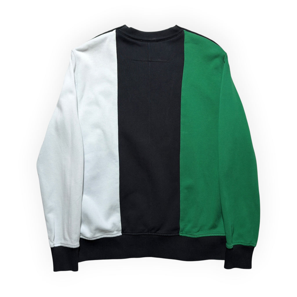 Givenchy by Riccardo Tisci "American Dream" Madonna Patchwork Zip-Shoulder Sweatshirt