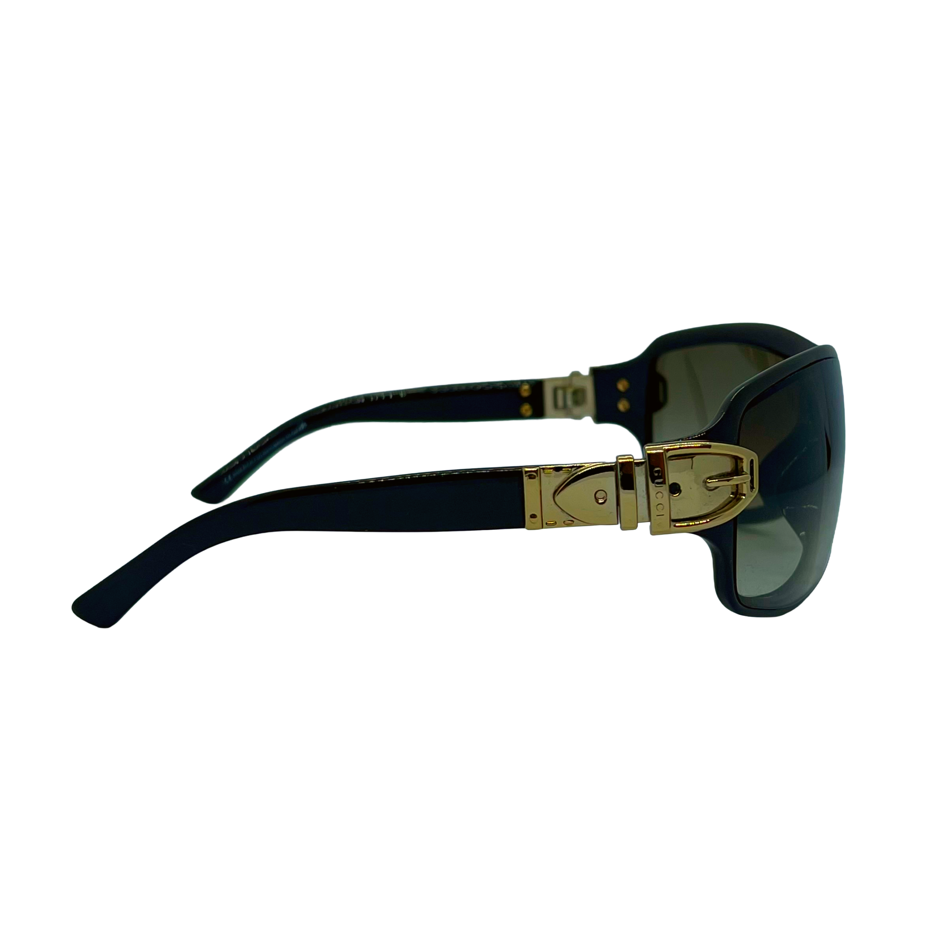 Gucci Gold Belt Buckle Hinge Sunglasses