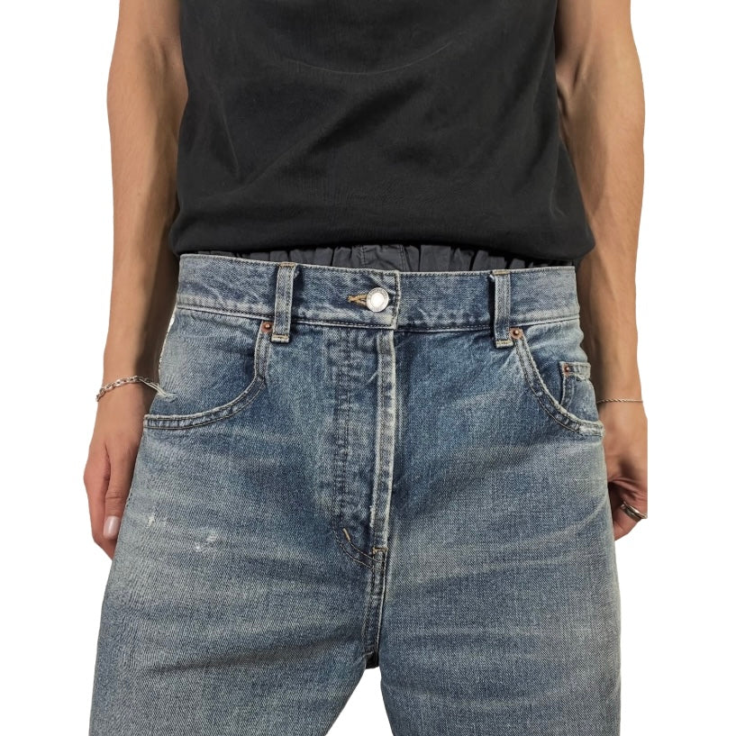 Saint Laurent D45 Wide Leg Jeans