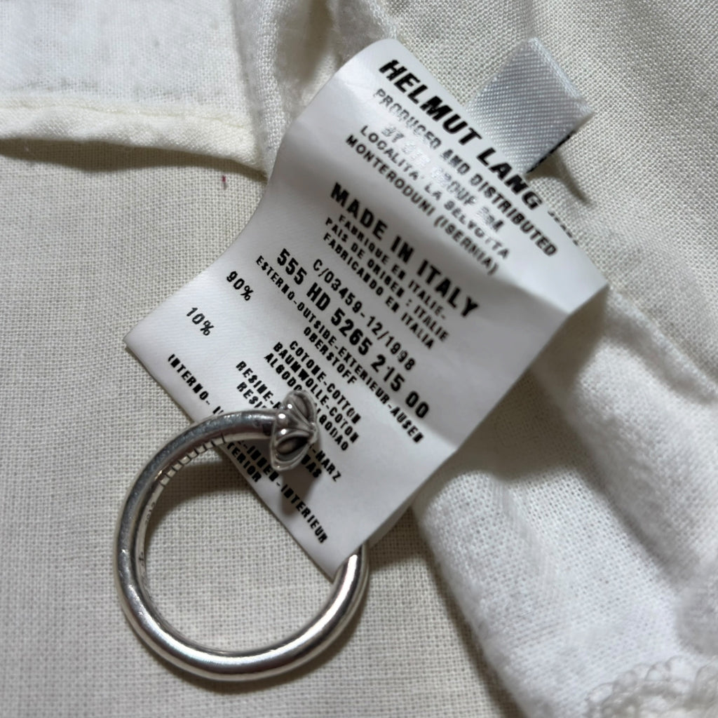 Helmut Lang 1998 Coated Canvas Trench Coat